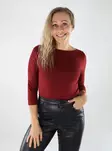 Vero Moda women's shirt VMPANDA Modal 3/4 syrah - Women's long sleeved shirts - 139001 - 1