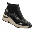 Rieker women's wedge sneakers/ankle boots N9362-00 black - Rieker ankle boots - 139011 - 1