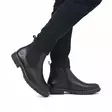 Rieker men's genuine leather ankle boots 33180-00 black - Men's ankle boots and boots - 139171 - 5