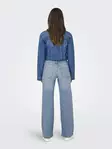 Only women's low-waisted jeans LW Wide light blue - Women's jeans - 139971 - 3
