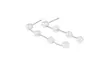Snö of Sweden Earrings Karan silver/white - Earrings - 141141 - 2