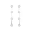Snö of Sweden Earrings Karan silver/white - Earrings - 141141 - 1