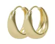 Snö of Sweden Earrings Union honey drop ring 20 mm gold - Earrings - 141601 - 1