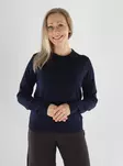 Aware by Vero Moda Sweater LS O-NECK wool night sky - Women's knitwear - 141471 - 1