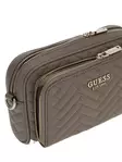 Guess shoulder bag Anning Camera dark taupe - Handbags - 137671 - 4