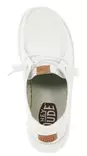 HEYDUDE women's shoes Wendy Stretch Canvas white - Women's walking shoes - 138421 - 4