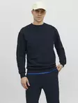 Jack&Jones men's sweatshirt JJEBRADLEY Sweat navy blazer - Men's long sleeved shirts - 140161 - 2