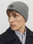 Jack&Jones men's beanie Dna Beanie gray melange - Men's gloves, scarfs and caps - 137271 - 1