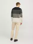 Jack&Jones men's cotton sweater Hill mulch/light brown - Men's knitwear - 137281 - 4