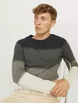 Jack&Jones men's cotton sweater Hill mulch/light brown - Men's knitwear - 137281 - 1