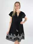 JDY embroidered dress Embroidery black/w.tapioca - Dresses and tunics - 138571 - 1