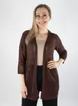 JDY women's kimono/cardigan 3/4 chinory coffee - Women's knitwear - 140671 - 1