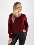 JDY women's sweater JDYNEW Pullover cabernet - Women's knitwear - 139071 - 1