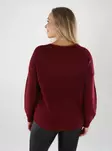 JDY women's sweater JDYNEW Pullover cabernet - Women's knitwear - 139071 - 2