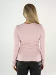 JJXX women's shirt Rib Tee violet ice - Women's long sleeved shirts - 138991 - 2