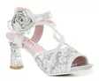 Laura Vita women's sandals/high heels Nino 13 argent - Women's sandals - 140271 - 1