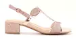 Marco Tozzi glitter sandals with heels 28231-44 rose gold - Women's sandals - 137771 - 2