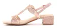 Marco Tozzi glitter sandals with heels 28231-44 rose gold - Women's sandals - 137771 - 3