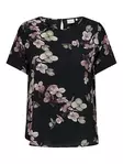 Only Carmakoma women's plus size t-shirt Life black/autumn - Women's T-shirts - 138881 - 2