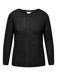 Only Carmakoma plus size sweater New Foxy black - Women's knitwear - 137061 - 1