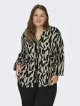 Only Carmakoma plus size shirt black/graphic - Women's shirts and blouses - 136531 - 1