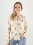 Only shirt cloud dancer/blue boque - Women's shirts and blouses - 141091 - 1
