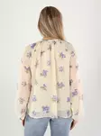 Only shirt cloud dancer/blue boque - Women's shirts and blouses - 141091 - 2