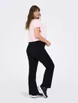 Only Play Curvy women's plus size pants ONPFOLD MW Jazz black - Women's sports pants - 140131 - 2