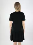 Pieces cotton dress O-Neck black - Dresses and tunics - 140681 - 2