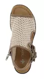 Rieker women's wedge sandals 68180-60 beige - Rieker women`s sandals - 140891 - 4