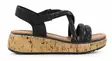 Rieker Sandals V1762-00 black - Rieker women`s sandals - 140591 - 2
