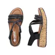 Rieker Sandals V1762-00 black - Rieker women`s sandals - 140591 - 4