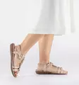 Rieker women's floral sandals V7573-90 gold - Rieker women`s sandals - 140621 - 6