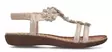 Rieker women's floral sandals V7573-90 gold - Rieker women`s sandals - 140621 - 1