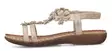 Rieker women's floral sandals V7573-90 gold - Rieker women`s sandals - 140621 - 2