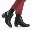 Rieker women's ankle boots 73975-00 black - Rieker ankle boots - 137141 - 5