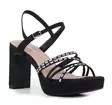 Tamaris party sandals 28307-46 001 black - Tamaris women`s sandals - 140351 - 1