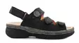 Think! women's genuine leather sandals 000587-0090 Cambio black - Women's work shoes - 140081 - 2