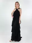 Vero Moda long frill hem dress Ruffle black - Dresses and tunics - 138451 - 1