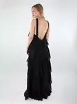 Vero Moda long frill hem dress Ruffle black - Dresses and tunics - 138451 - 2