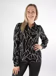 Vila women's dress shirt black beauty/tri - Women's shirts and blouses - 137381 - 1