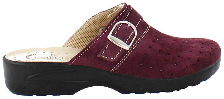 Golden Fit Mules 616 purple - Women's work shoes - 127851 - 1