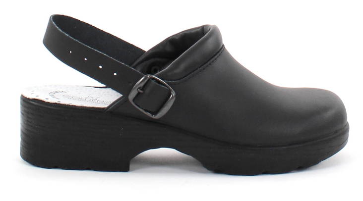 Golden Fit Mules New oland black - Women's work shoes - 125441 - 1