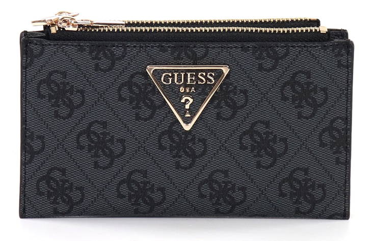 GUESS Geldbörse Laurel SLG Small Zip Around Wallet Sage Multi