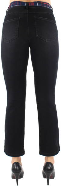 JDY Jeans Joy flared cropped, Black 