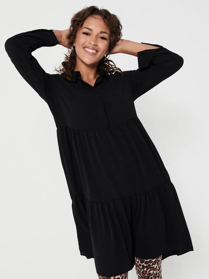 JDY Dress shirt, black - Dresses and tunics - 129301 - 1