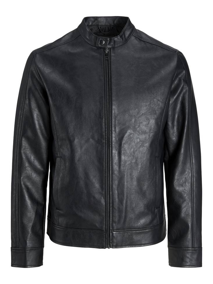 Jack&Jones Cali men's faux leather jacket black - Men's jackets - 135111 - 1