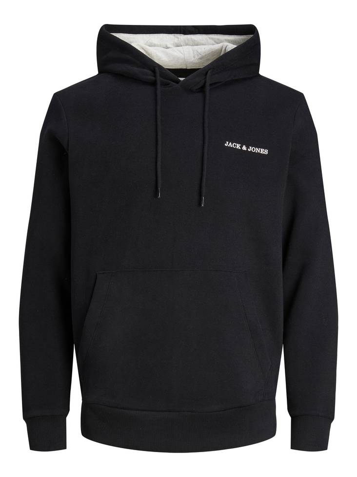 Jack&Jones Hoodie Convert hood black - Men's hoodies - 134741 - 1