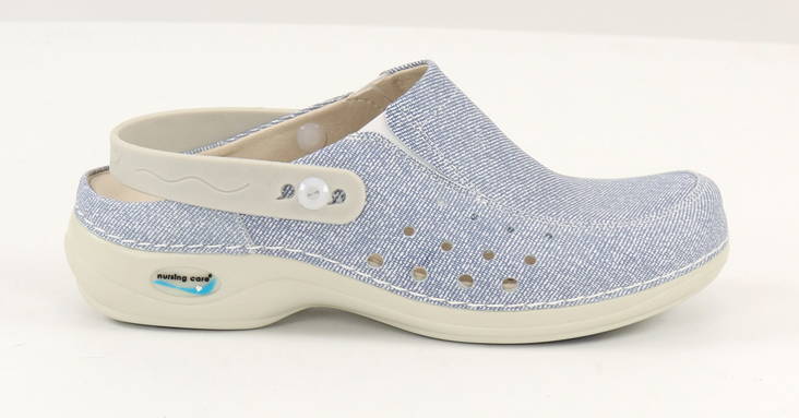 Nursing Care Machine Washable Sandals Leather Jeans - Women's work shoes - 129901 - 1