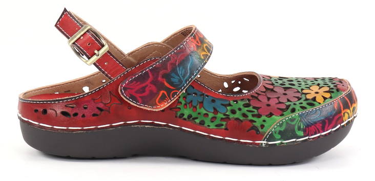 Laura Vita Sandals Billy 01, rouge - Women's sandals - 130291 - 1